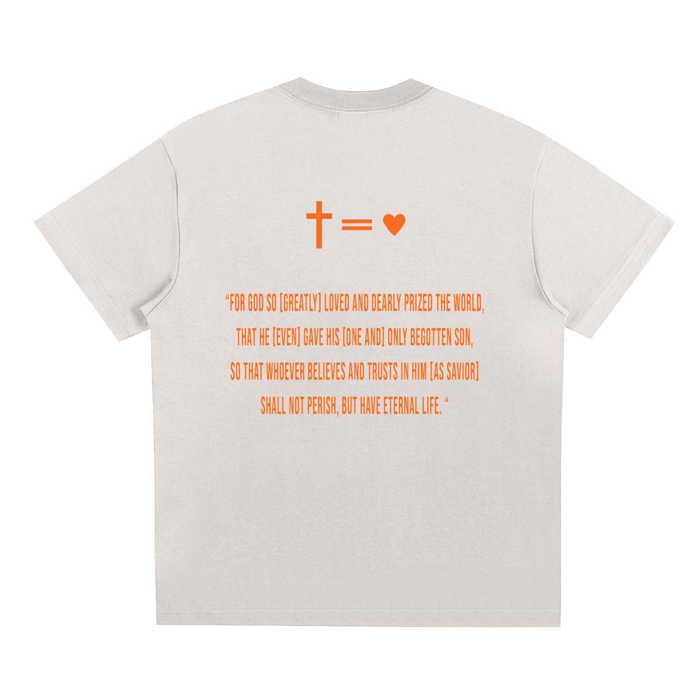 John 3:16 AMP – “So Loved” Tee