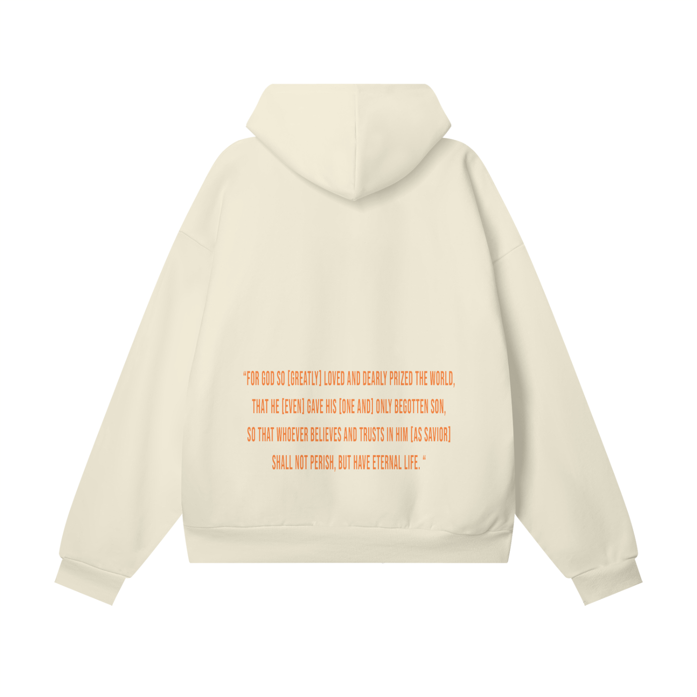 John 3:16 AMP – “So Loved” Hoodie