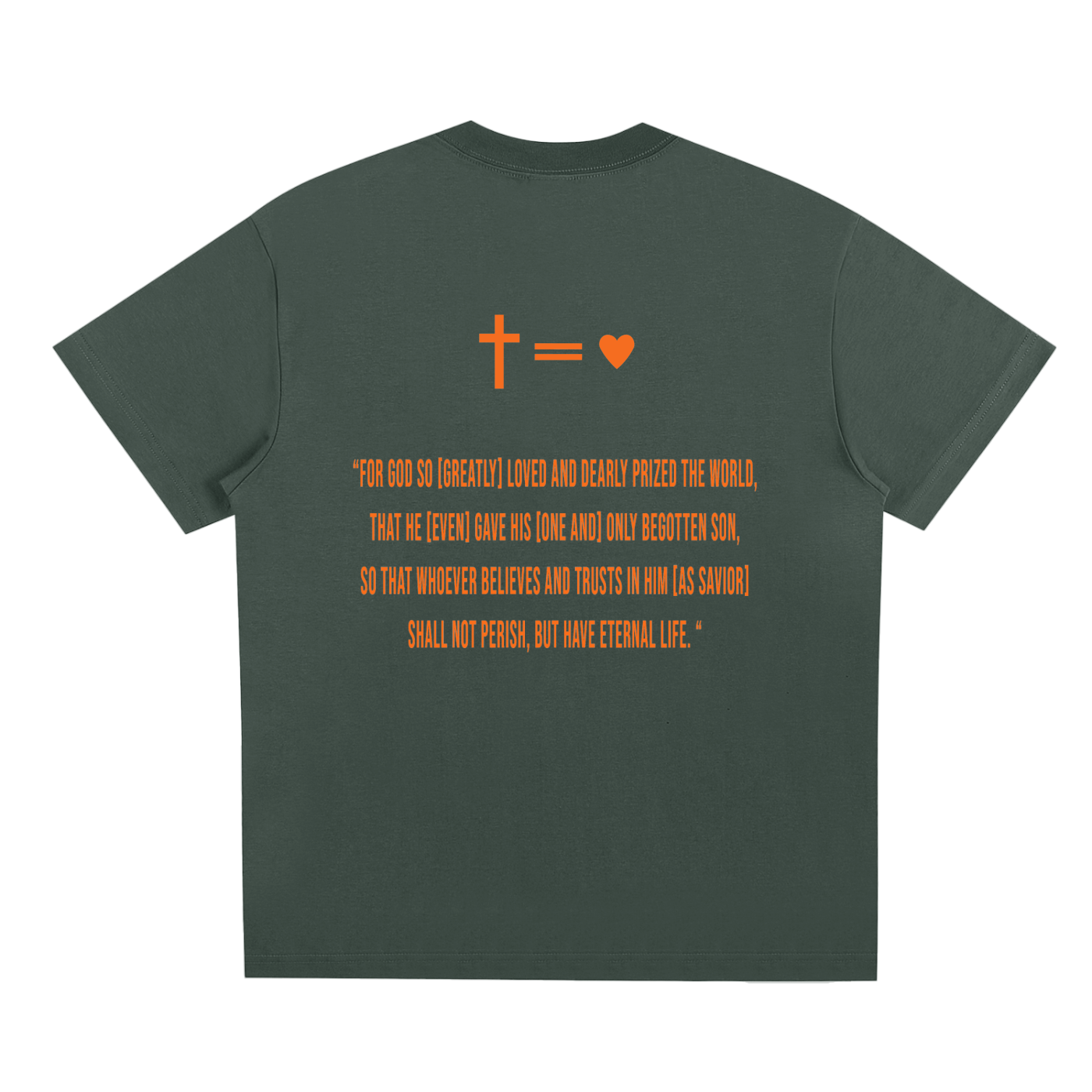 John 3:16 AMP – “So Loved” Tee