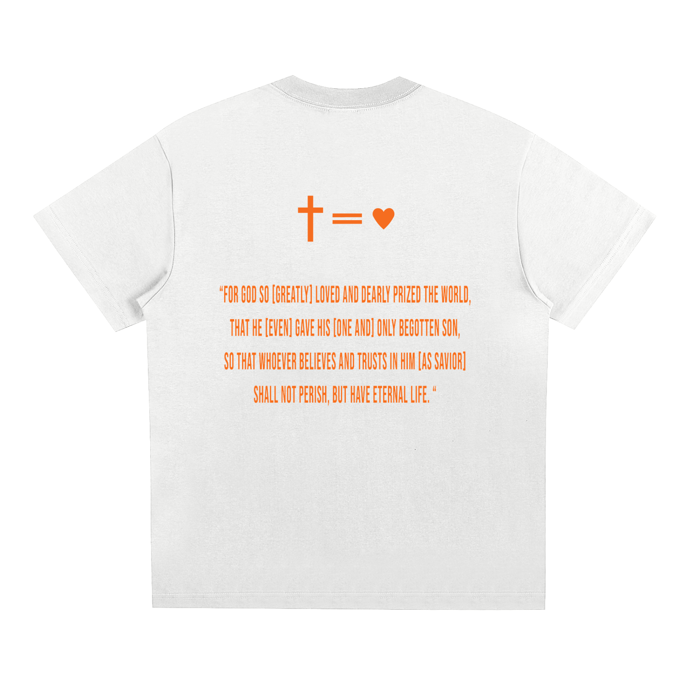 John 3:16 AMP – “So Loved” Tee